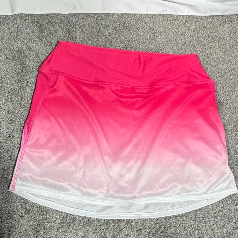 Paddletek Womens Pink Ombre Pickleball Skort Size 2XL